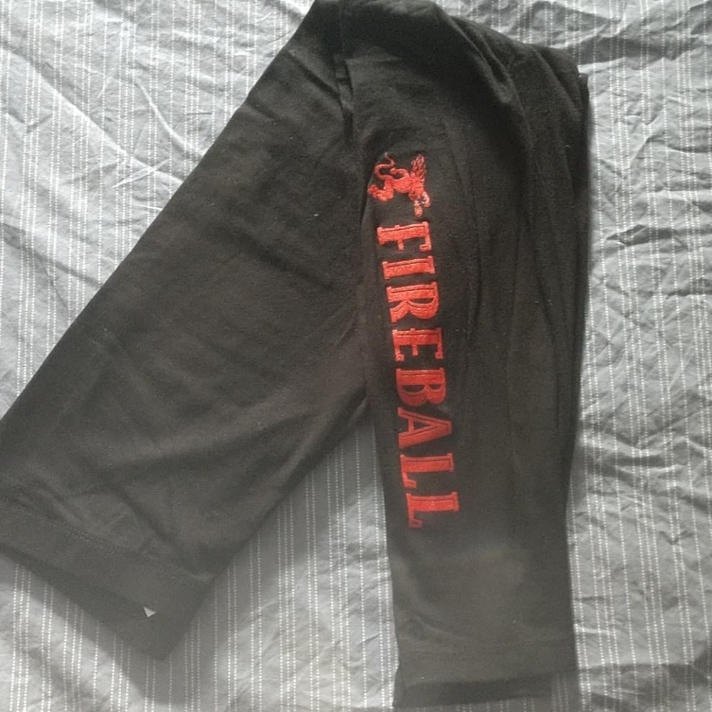 Fireball Black Leggings